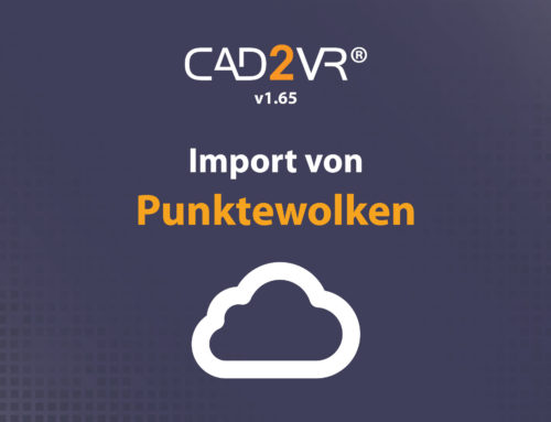 CAD2VR® Update 1.65 – Punktewolken Import