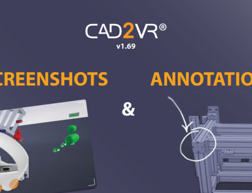 CAD2VR® Cloud Update 1.69 – Screenshots & Annotationswerkzeug