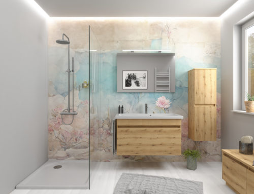 3D-Renderings Badmöbel