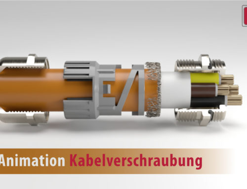 revis3d News – 3D-Animation Kabelverschraubung für&nbsp;RST
